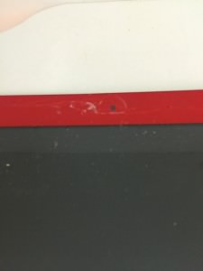 赤いカスタムiPad