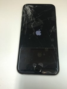 ガラス割れのiPhone6