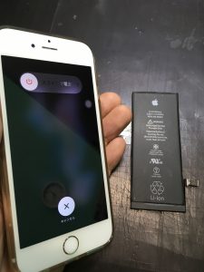 バッテリー交換完了したiPhone6s君