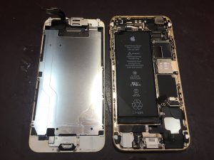 海で水没したiPhone６中身