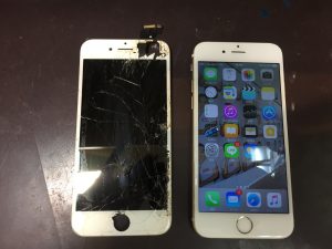 iPhone6　修理後　比較