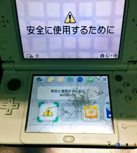 New3DSLLタッチパネル破損