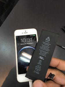 iphone5sバッテリー交換