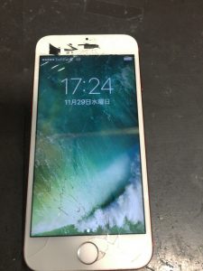 iPhone6sガラス割れ(タッチ不良)