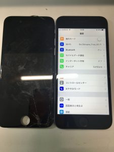 iPhone6sパネル交換完了