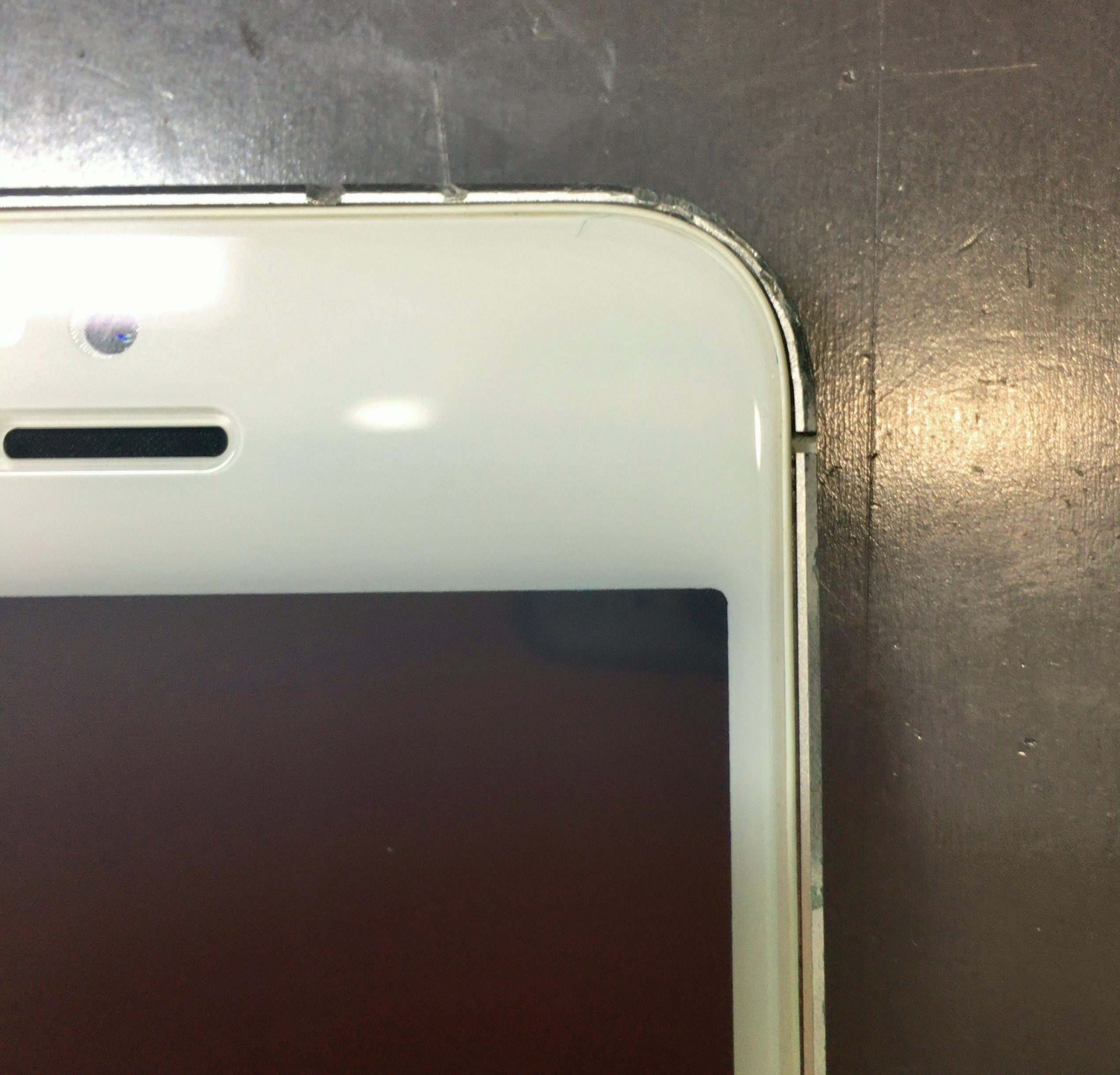 Iphone5sガラス割れ フレーム変形有 沖縄 Iphone修理 スマイルファクトリー
