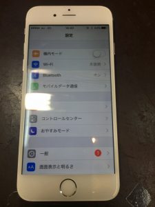 iPhone6液晶表示不良修理後