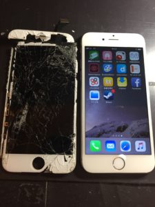 液晶ガラス交換でiPhone6の修理完了です！