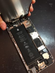 水没したばかりのiPhone6