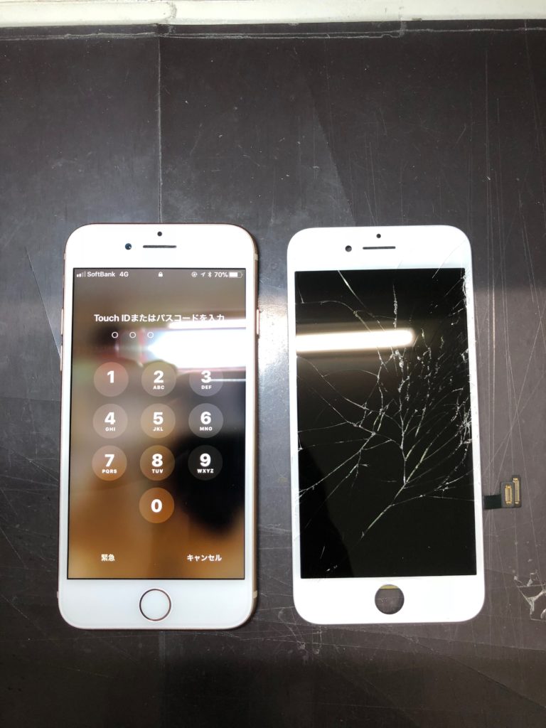 画面真っ暗・・・。でも音は鳴ってる iPhone7 うるま市～ 沖縄 iPhone修理 スマイルファクトリー